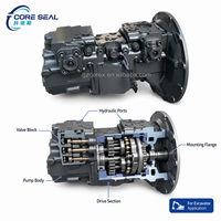 POMPE HYDRAULIQUE PRINCIPALE 708-2L-00490 708-2L-00800 pour KOMATSU PC200-8 PC220-8 PIÈCES DE MACHINES DE CONSTRUCTION POMPE DE TRAVAIL DE LA TERRE