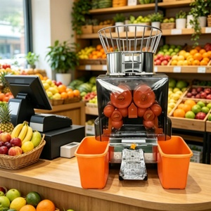 Presse-agrumes industriel robuste à froid avec moteur 110V pour usage en restaurant, idéal pour la grenade et le gingembre - Product Image 1