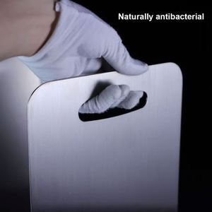 Tabla de Cortar de Acero Inoxidable de Doble Cara Antideslizante, Tabla de Cortar de Metal de Acero Inoxidable Puro para Cocina - Product Image 5