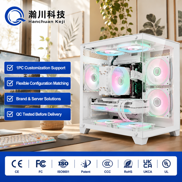 Wholesale Gaming PC Intel I5 13420H RTX 5060 16G 512G SSD Customizable Desktop Computer for Gamer Office Factory Price