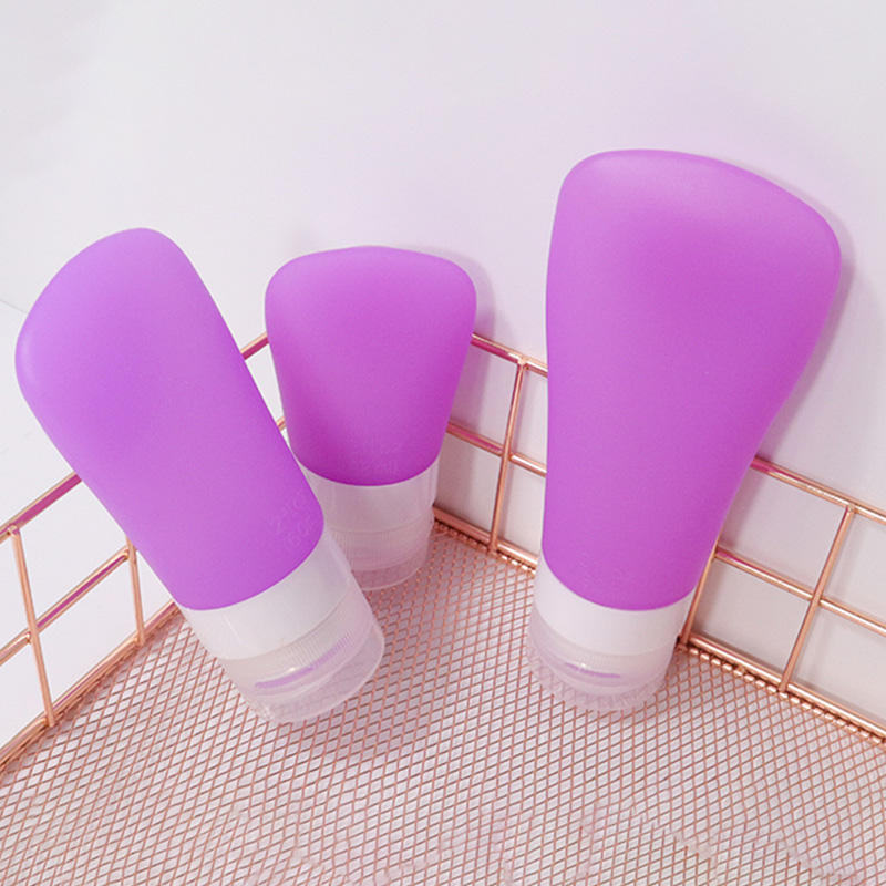 ขวดรีฟิลซิลิโคนสีม่วง