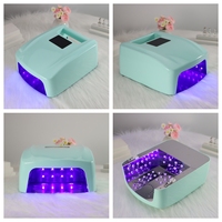 Sèche-ongles sans fil haute puissance 72W, lampe de photothérapie UV LED avec mode indolore et base amovible