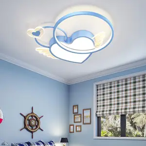 Lampada a soffitto nordica a forma di cuore a forma di cuore lampada a LED camera dei bambini
