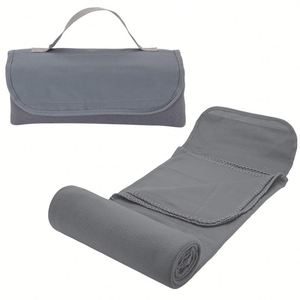 ผ้าห่มกีฬาแบบพกพาเนื้อผ้าฟลีซนุ่มพร้อมสายสะพาย - Product Image 3