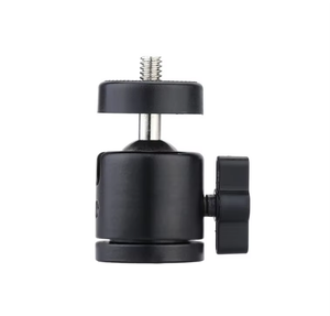 Mini Swivel Ball Head Tripod 360 Degree Rotation Adapter <strong>Bracket</strong>, Black for Camera Phone Light Multi-Device Camera Accessories - Product Image 2
