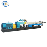 Extrusora de Doble Tornillo para Reciclaje de Plástico, Granuladora con Control PLC y Motor de Alta Potencia para PP, PE, PVC, PET, ABS