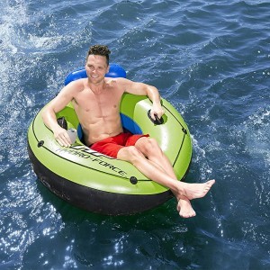 Tận hưởng cuối cùng mùa hè thư giãn nhiệm vụ nặng nề <span class=keywords><strong>Inflatable</strong></span> ghế bành được thiết kế Ergonomic tựa lưng mát lưới dưới thân thiện với môi - Product Image 2