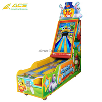 Simulateur de jeu de bowling ACS Playground pour 2 joueurs, machine de jeu d'arcade en métal à monnayeur, interface en anglais pour centre commercial