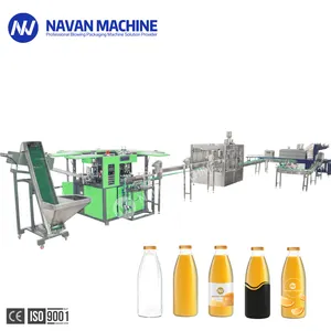 Équipement de remplissage 3 en 1 entièrement automatique pour les machines de remplissage de jus de bouteille pour les petites et moyennes entreprises