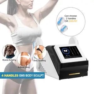 Estimulador muscular eletromagnético ems para escultura corporal, máquina de escultura corporal para homens e mulheres, ideal para emagrecer e esculpir a forma do corpo