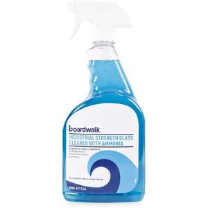Boardwalk BWK47112AEA 32 Onzas Botella de Spray con Gatillo de Grado Industrial 12AEA Limpiador de Vidrios con Amoníaco - Product Image 3