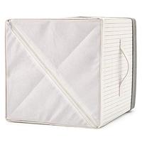 Organizador plegable grande de bambú natural para el hogar, archivador, caja de almacenamiento con tapa de carpeta colgante en el organizador del estante