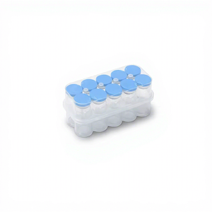 Glass Injection Vials with <b>Rubber</b> Stopper 10ml Sterile Empty Ampoule Bottle Depyrogenated Pharmaceutical Liquid Packaging Vial - Product Image 5
