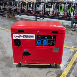 Groupe électrogène portable silencieux 5KVA 5KW 6KW 7KW 8KW 10KVA 12KVA monophasé/triphasé à essence pour usage domestique - Product Image 1