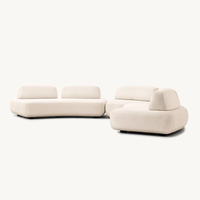 Juego de sofá de cinco estrellas moderno para vestíbulo de hotel, sala de estar de lujo para el hogar, sofá modular para Villa, sofá cama para sala de estar, sofás para sala de estar