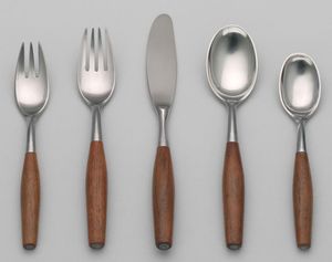 Ensemble de couverts en gros avec manche en acier inoxydable et en bois, ensemble de couverts à manche classique à vendre - Product Image 5