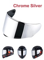Visières LS2 pour casques de moto FF320 Stream, FF353 Rapid, FF328, FF800 – Lentilles de rechange originales noires, iridium, argentées