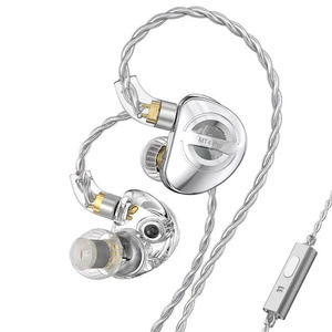 TRN <span class=keywords><strong>MT4</strong></span> PRO 2DD Auriculares intrauditivos Bass High-Performance Dual Dynamic HiFi Deportes Correr Cancelación de ruido Auriculares tipo C - Product Image 4