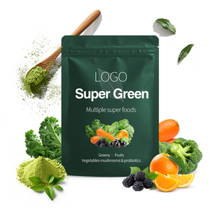 Formula per Bevanda Super Greens in Polvere Vegana e Biologica OEM all'Ingrosso, Migliora l'Immunità, Alcalinizzante con Vitamine per Adulti - Product Image 3