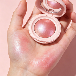 ไฮไลท์เตอร์ บรอนเซอร์ กลิตเตอร์ วีแกน ผลิตตามสั่ง ขายส่ง เม็ดสีแน่น ติดทนนาน แป้งแต่งหน้า แบรนด์ส่วนตัว พาเลทไฮไลท์เตอร์เนื้อชิมเมอร์ - Product Image 6