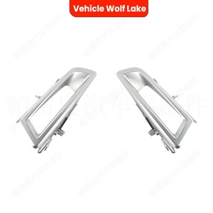 Land Rover Discovery Sport 2015-2018 - Bezzes de phares antibrouillard argentés - Couvre-pare-chocs avant - Matériau ABS - Fixation par vis - Product Image 3