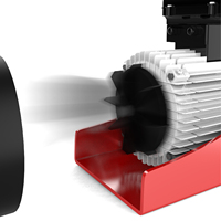 Mini-treuil électrique PA400 robuste à forte charge et fonctionnement fluide pour entrepôt industriel avec attache de poulie