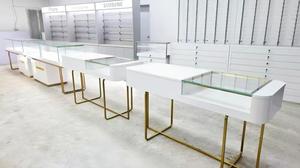 <span class=keywords><strong>Vitrine</strong></span> de présentation de bijoux moderne avec miroir et écran <span class=keywords><strong>LED</strong></span>, robuste, <span class=keywords><strong>pour</strong></span> centre commercial - Product Image 6