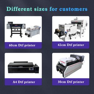 <span class=keywords><strong>A3</strong></span> vải in ấn Máy L1800 60cm i3200 xp600 impresora dtf với 4 đầu phun chuyển bột Shaker và dtf máy in - Product Image 2