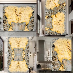 Dalle de quartzite naturel Union Stone Patagonia, luxe, translucide, polie, émaillée, dolomite, pour villas et salles à manger modernes - Product Image 4