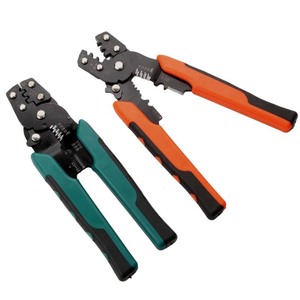 <b>Wire</b> Crimping And Stripping Pliers 8 Inch Carbon Steel <b>Wire</b> Size 10 Awg Front Entry Diy Electrician Tool - Product Image 5