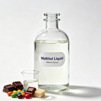 Sirop liquide de maltitol à viscosité stable, polyol de qualité alimentaire, humidifiant pour aliments sans sucre et matière première pour soins personnels