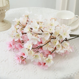 Branche <span class=keywords><strong>de</strong></span> cerisier artificielle rose en soie, longue tige, pour décoration <span class=keywords><strong>de</strong></span> <span class=keywords><strong>printemps</strong></span>, maison, mariage, vase, vente en gros - Product Image 4