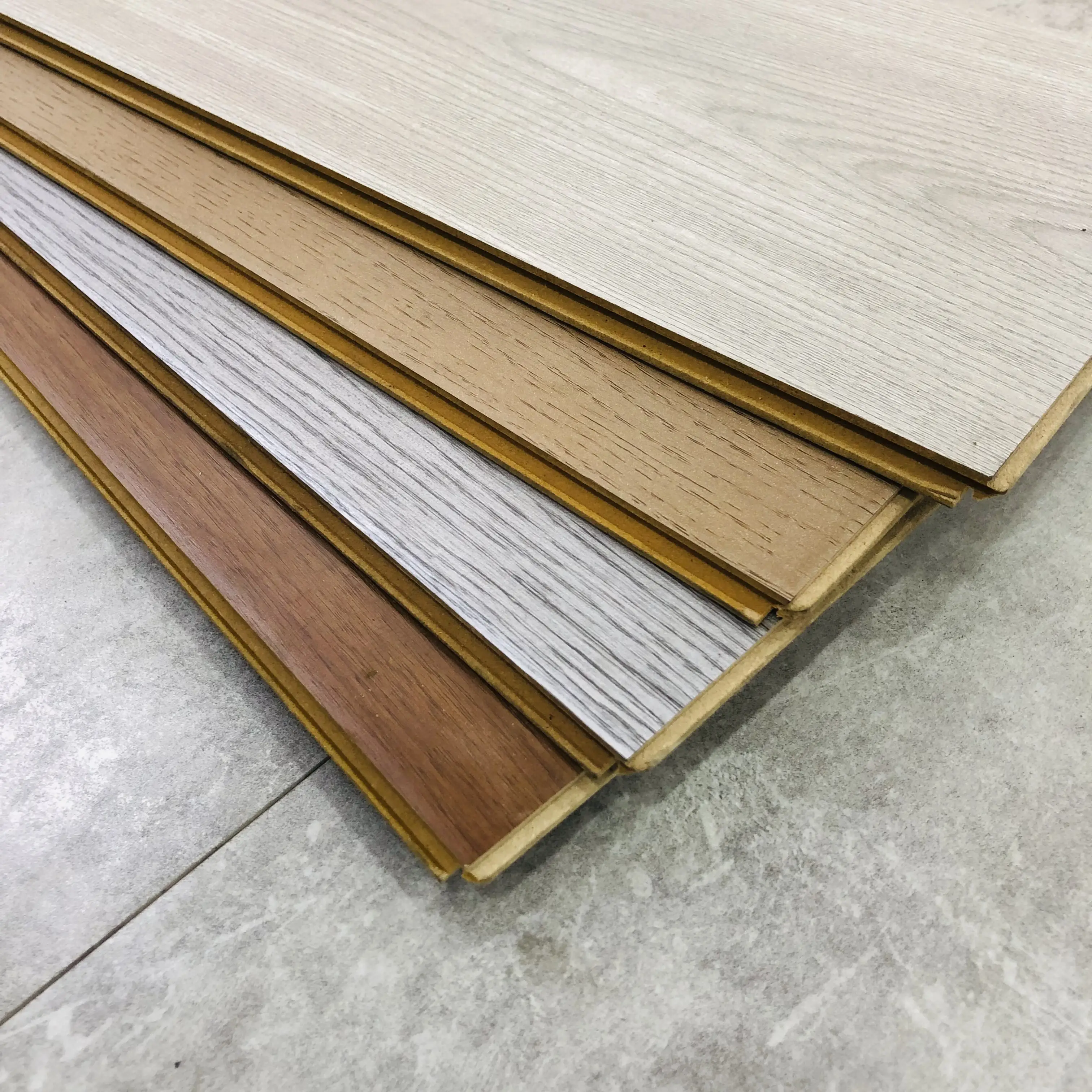 Brandwerende Unilin Click Plank Hdf Goedkope Vinyl Parket Hout 7Mm Laminaatvloer