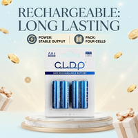 Piles rechargeables AA NiZn 1Wh avec chargeur USB, durée de vie de 1000 cycles