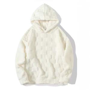 Suéter de Punto a Cuadros Informal para Hombre, Talla Grande, Personalizado, para Otoño e Invierno, Sudadera Holgada con Capucha - Product Image 3