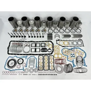For Mitsubishi 6D22 Cylinder Liner And Gasket Kit With Bearing Valve Guide Diesel Engine Repair Parts