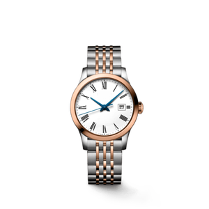 Montre rectangulaire à quartz de petite taille avec index en diamant et bracelet en acier inoxydable pour femmes Longinesing - Product Image 6