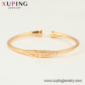 Trang Sức Thời Trang Nữ Bán Chạy Nhất 52466 Vòng Tay Cuff Mở Vòng Tay Đồng Môi Trường Màu Vàng 18K - Product Image 3