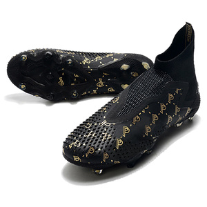 Chaussures de football respirantes avec logo personnalisé, crampons toutes saisons, <span class=keywords><strong>tacos</strong></span> de futbol homme FG, nouveau style, chaussures d'entraînement de futsal avec doublure en mesh - Product Image 3