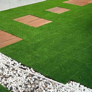 Gazon artificiel vert pas cher pour intérieur, 18 aiguilles, 30 mm, tapis vert pour sol - Product Image 4