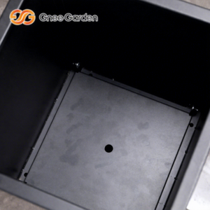 Maceta Cuadrada de Acero Galvanizado de Estilo Americano Tradicional para Exteriores, para Jardín, Centro Comercial o Decoración - Product Image 1