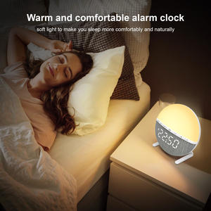 Novo Despertador Digital Eletrônico com Luz de Amanhecer, Alarme Personalizado para Quem Dorme Pesado - Uso em Quarto, Auxiliar de Sono com Mudança de Cor - Product Image 4