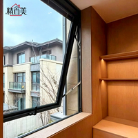 Fenêtre à ouverture extérieure en aluminium sur mesure, avec auvent, joint d'étanchéité, insonorisation et isolation écologique, idéale pour appartement en centre-ville européen