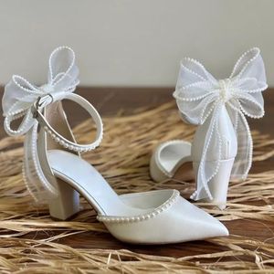 Chaussure Mariage Femme Cena di Alta Qualità di Cristallo Elegante di Pizzo Bianco Da Sposa Formale <span class=keywords><strong>Scarpe</strong></span> Da Sposa per Le Donne - Product Image 6