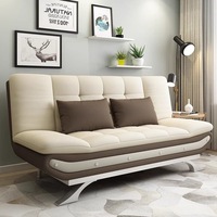 Sofá Cama Plegable Multifuncional Doble de Tela Ahorrador de Espacio Económico para Apartamentos Pequeños Hoteles y Sala de Estar
