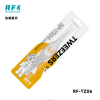 Pince à épiler électronique de précision RF4 TZ06 pour réparation de carte mère de téléphone portable, fil de pontage BGA, outil antidérapant pour une opération précise
