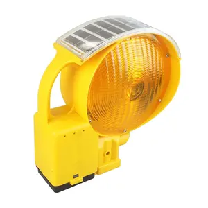 Светодиодный предупреждающий фонарь на солнечной батарее в европейском стиле, предупреждающий фонарь дорожного движения, стандарт 12352