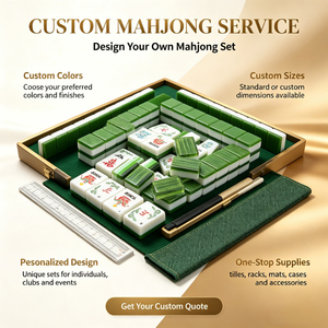 Tuiles <span class=keywords><strong>de</strong></span> Mahjong Léopard Modernes <span class=keywords><strong>de</strong></span> Luxe en Acrylique 4 Couches, Ensemble <span class=keywords><strong>de</strong></span> 160 Pièces avec Motif Paillettes Dorées pour Soirée Filles - Product Image 4