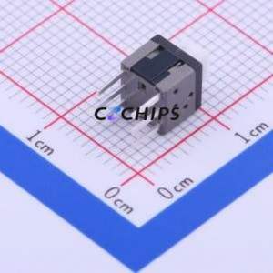 XKB5858-Z-75 <b>Push</b> <b>Button</b> <b>Switch</b> Through hole Component (THT) <b>Switch</b> Self-Locking Rectangle <b>Button</b> Through Hole 100mA - Product Image 1