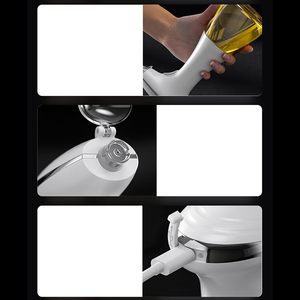 Botella pulverizadora de aceite ABS eléctrica de cocina autopresionante 2 en 1 de 350 ml para Cocina - Product Image 2